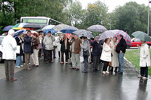 bei der Ankunft - klick fr groes Bild