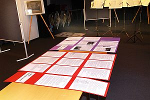 Ausstellungstafeln